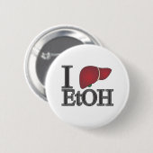 私はエタノールを愛します 缶バッジ (正面&裏面)