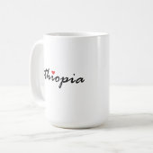 私はエチオピアが大好きだ コーヒーマグカップ (正面左)
