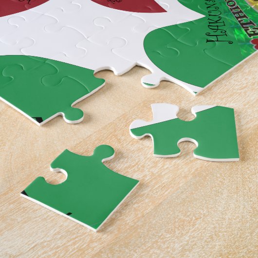 私はエチオピア愛ラブルハート色 ジグソーパズル (側面)