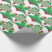 私はエチオピア愛ラブルハート色 ラッピングペーパー (角)