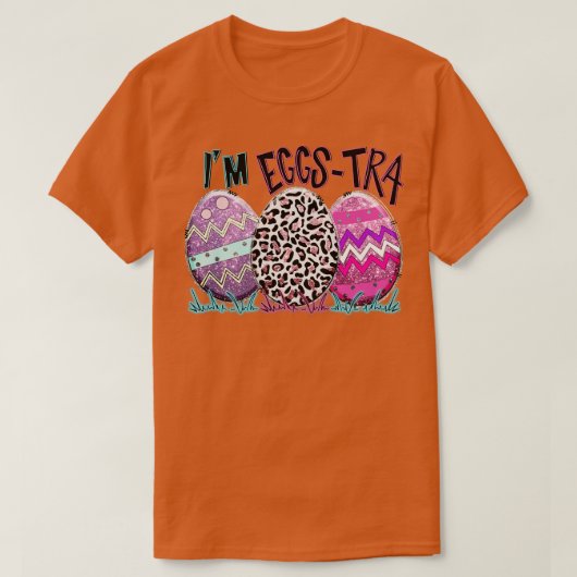 私はエッグストラだ Tシャツ (デザイン正面)