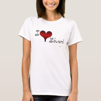 私はエドワードを愛します Tシャツ