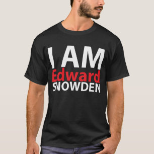 私はエドワードSnowdenです Tシャツ