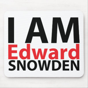 私はエドワードSnowdenのマウスパッドです マウスパッド