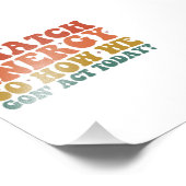 私はエネルギーにマッチするので、今日の皮肉な行動をどのように行うか フォトプリント            (角)