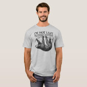 私はエネルギー効率の良い怠け者ではない Tシャツ (正面フル)