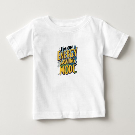 私はエネルギー救の状態 ベビーTシャツ (正面)