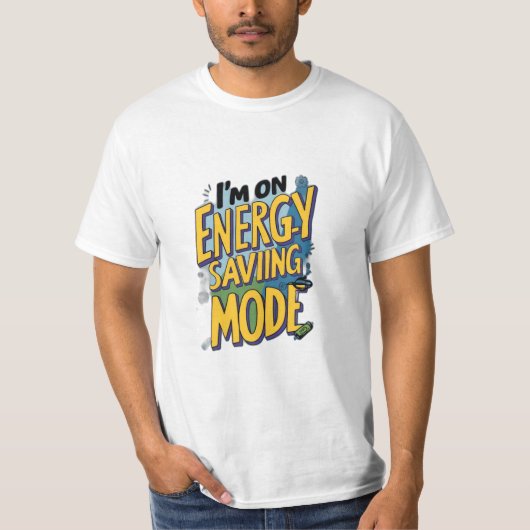 私はエネルギー救の状態 Tシャツ (正面)