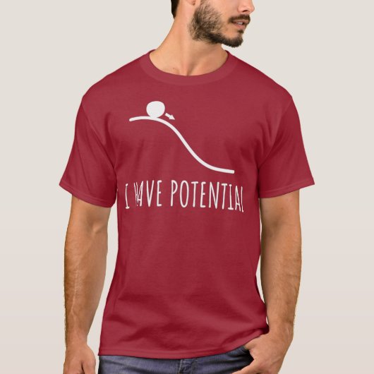 私はエネルギー物理おもしろい数学のジョークの可能性がある Tシャツ (正面)