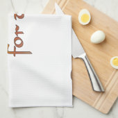 私はエネルギーIの共有.png キッチンタオル (四つ折り)