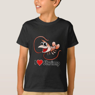 私はエビを愛します Tシャツ