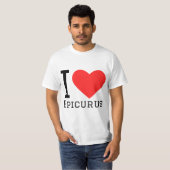 私はエピクロスが大好きだ Tシャツ (正面フル)
