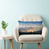 "私はエホバに言います…あなたがの私の本拠地… " ランバークッション (椅子)