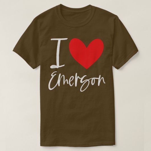 私はエマーソン名パーソナライズされた女の女の子BFF Fr Tシャツ (デザイン正面)