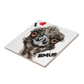 私はエミューを愛します タイル (側面)