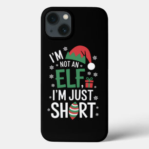 私はエルフではない、ただ背が低いだけ クリスマスのジョーク iPhone 13ケース