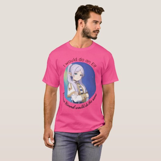 私はエルフをやるだろう Tシャツ (正面フル)