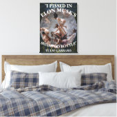 私はエロンムスクのシャンプーTULSI GABBARDで怒った キャンバスプリント (インサイチュ (寝室))