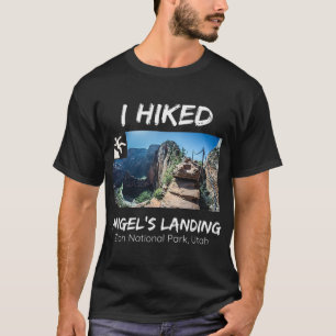 私はエンジェルの着陸ジオン国立公園ユタ州Prをハイキング Tシャツ