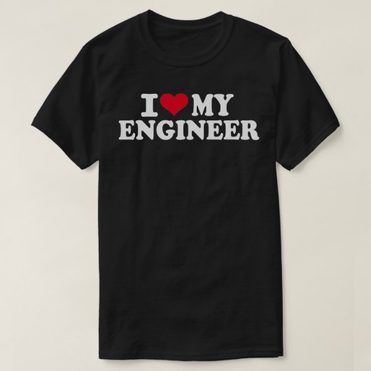 私はエンジニアが大好きだ Tシャツ (デザイン正面)