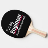 私はエンジニアのノベルティ 卓球ラケット (横)