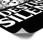 私はエンスランドマーミュージシャンドラムスティック ポスター (角)