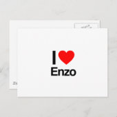私はエンツォが大好き ポストカード (正面/裏面)