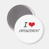 私はエンパワーメントが大好き マグネット (正面/裏面)