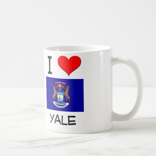 私はエールミシガン州を愛します コーヒーマグカップ (右)