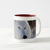 私はオオカミを愛します ツートーンマグカップ (正面右)
