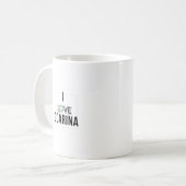 私はオカリナが好きです コーヒーマグカップ (正面左)