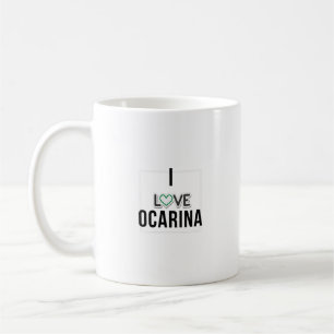 私はオカリナが好きです コーヒーマグカップ