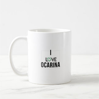 私はオカリナが好きです コーヒーマグカップ