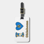 私はオクラホマが大好きだ ラゲッジタグ (正面縦)