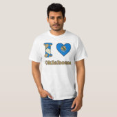 私はオクラホマが大好きだ Tシャツ (正面フル)