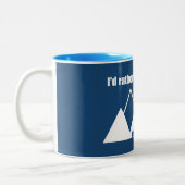 私はオザーク山に居たい ツートーンマグカップ (左)