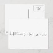 私はオスロ(ecgスタイル)お土産が大好き ポストカード (正面/裏面)