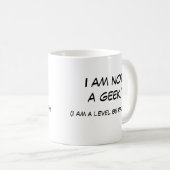 私はオタクではないです! コーヒーマグカップ (正面右)