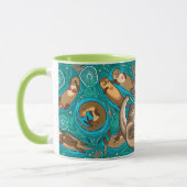 私はオッターマグが好きであなたを愛している マグカップ (左)