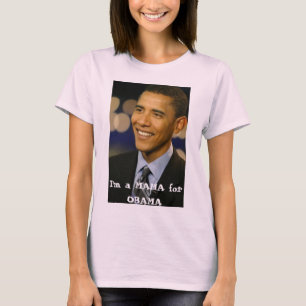 私はオバマのためのママです Tシャツ