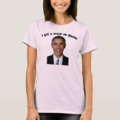 私はオバマのクラッシュを得ました Tシャツ (正面)