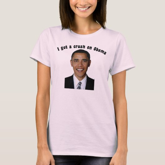 私はオバマのクラッシュを得ました Tシャツ (正面)