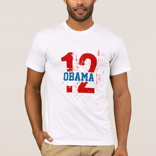 私はオバマ2012年を愛します Tシャツ (正面)