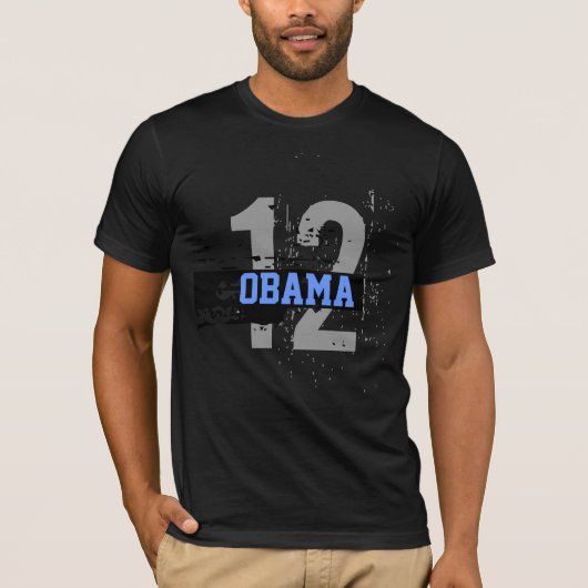 私はオバマ2012年を愛します Tシャツ (正面)