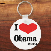 私はオバマ4x4が大好き キーホルダー (正面)