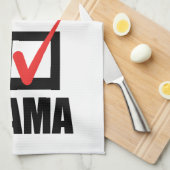 私はオバマBW - .PNG --を投票しました キッチンタオル (四つ折り)