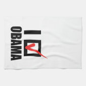 私はオバマBW - .PNG --を投票しました キッチンタオル (横)