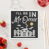 私はオフィスに入る スタンダードランチョンナプキン (インサイチュ)