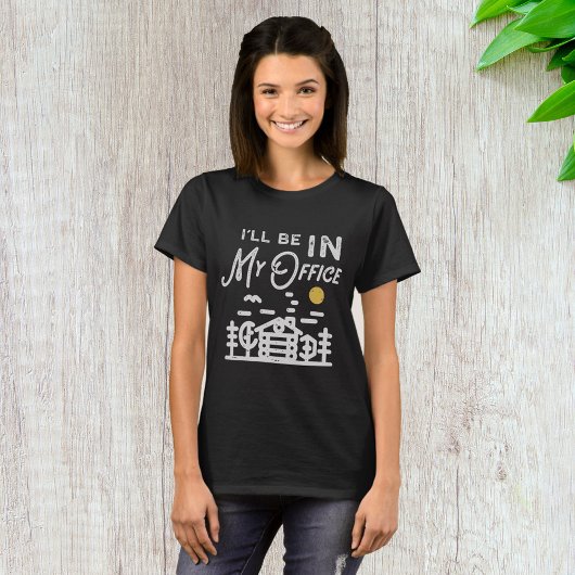 私はオフィスに入る Tシャツ