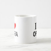 私はオペラが大好き コーヒーマグカップ (中央)
